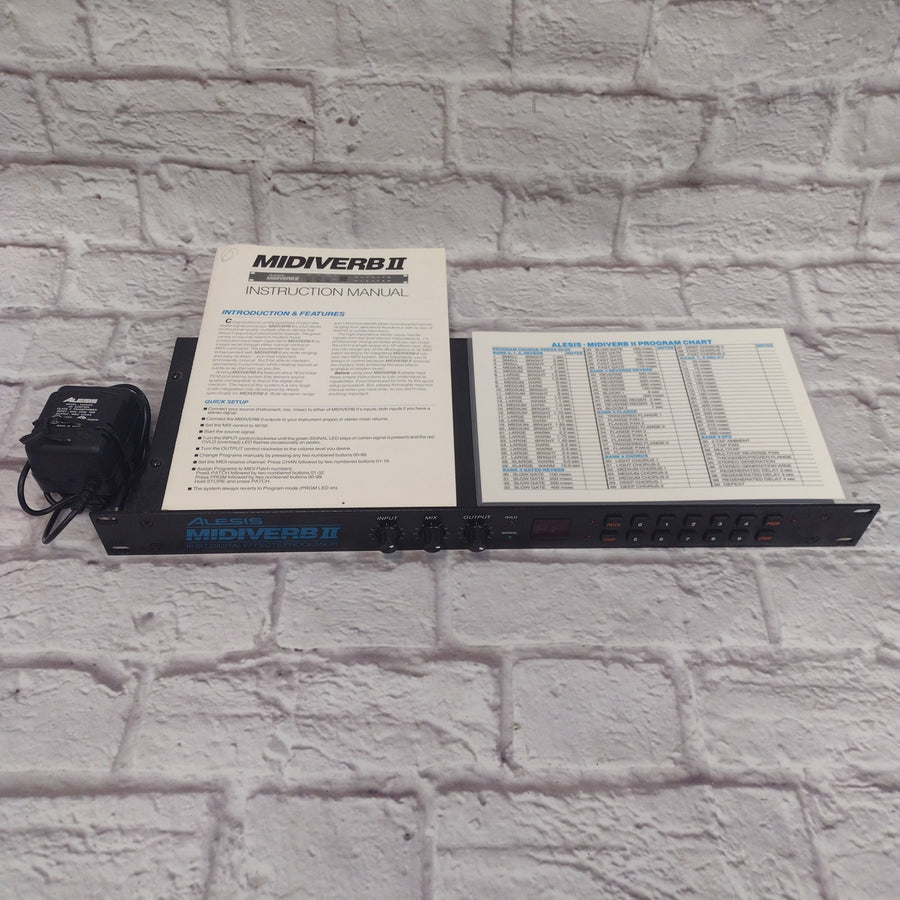 Alesis Midiverb II Rack Mount Effects Processor