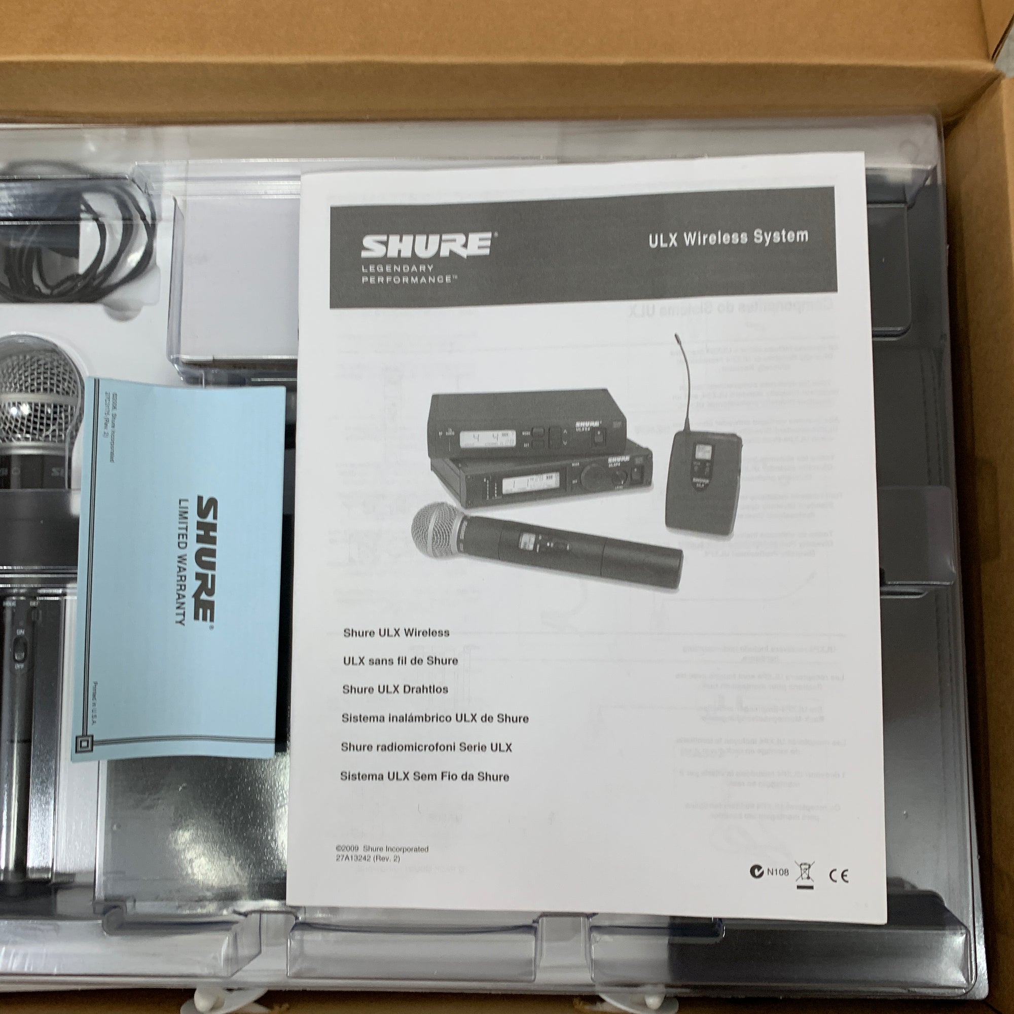 Shure PS124-E QLX-D PG, BLX4R, PGX, SLX, PSM200 | MUSIC STORE Professional