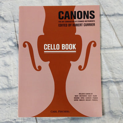 Canons For Any Combination Of Stringed Instruments - Cello - Edited By Robert