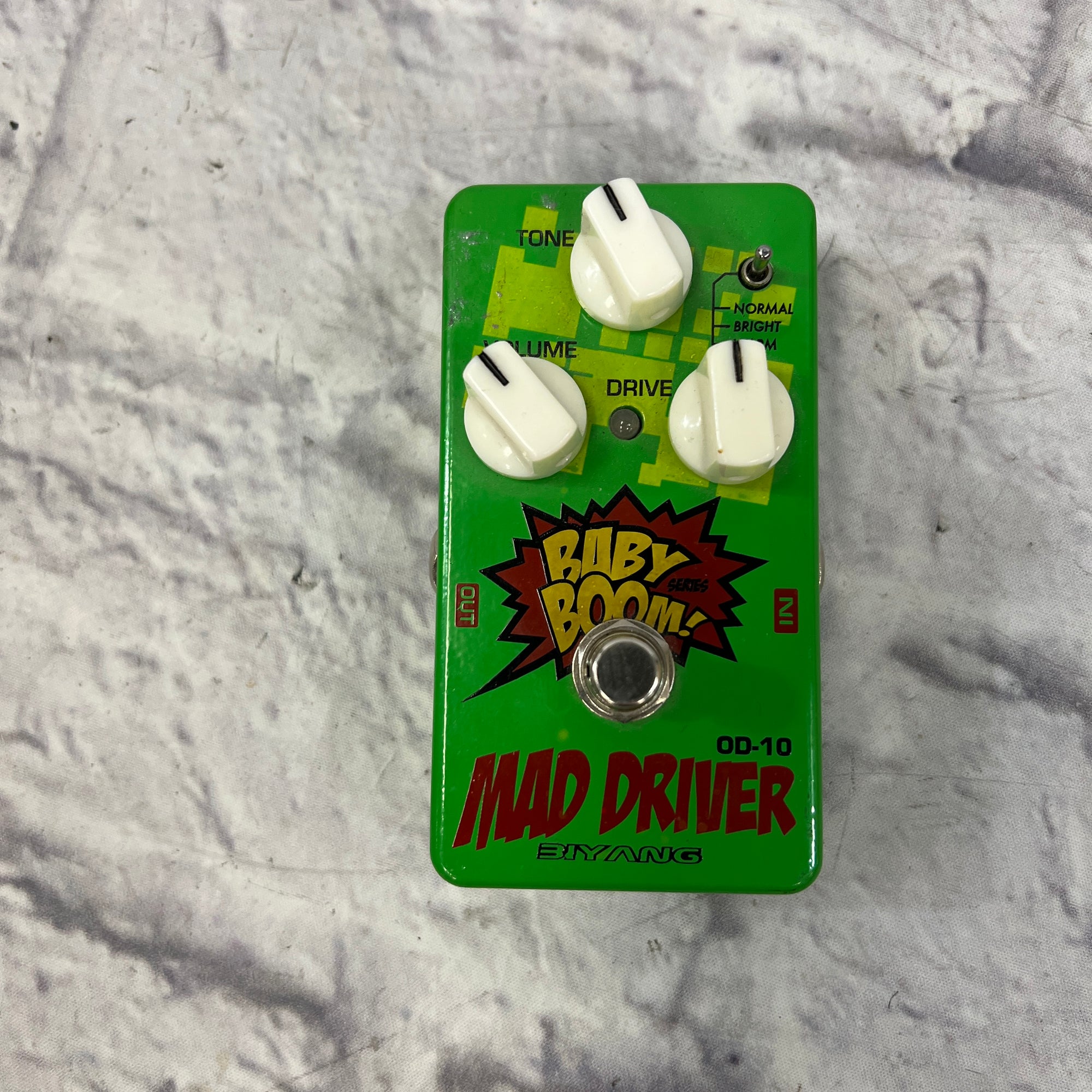 Biyang OD-10 Baby Boom Mad Driver Overdrive Pedal