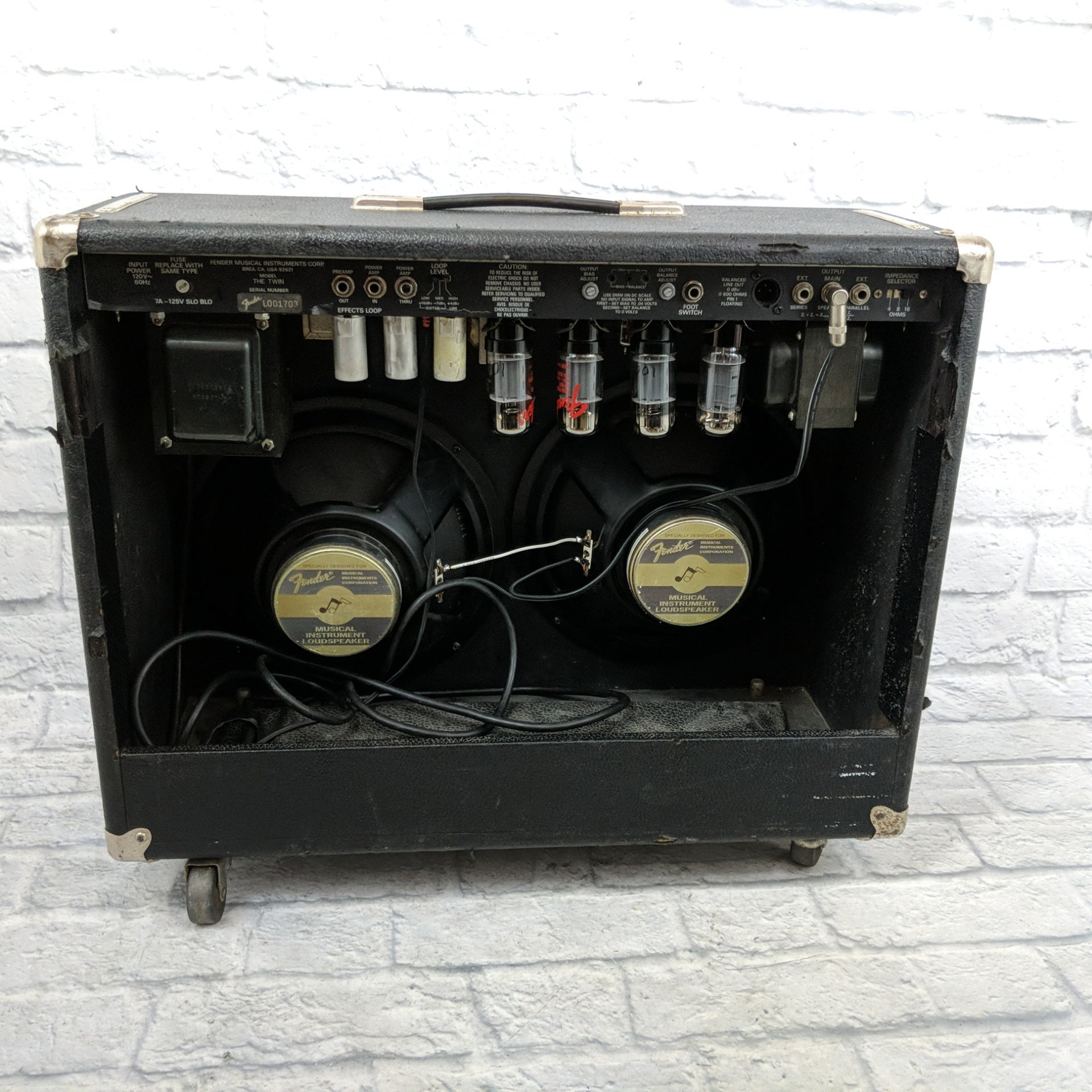 Fender The Twin Red Knob Tube Combo 2x12 Guitar Evolution Music