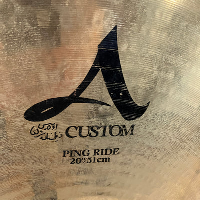 Zildjian A Custom 20 Ping Ride Cymbal