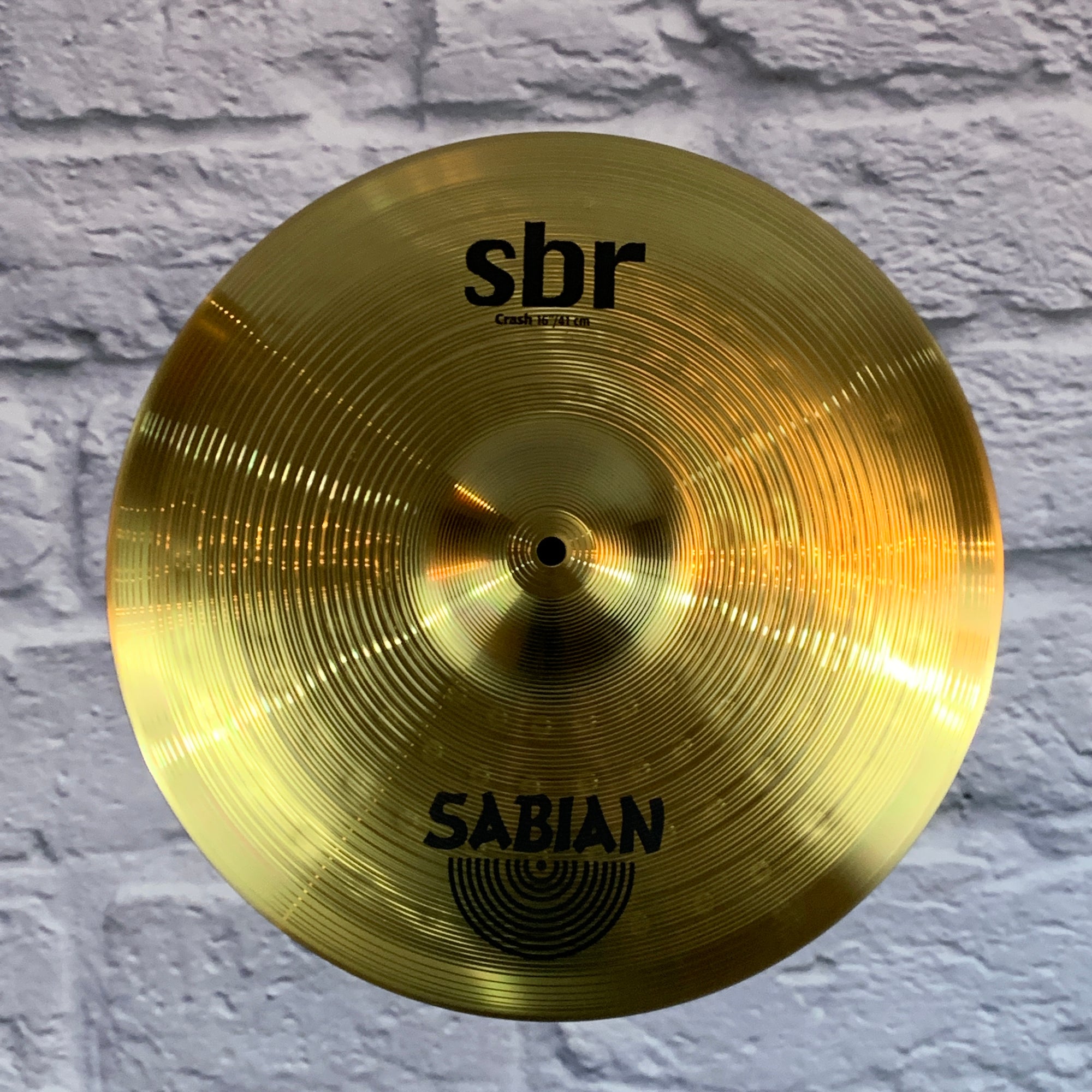 Sabian First Pack SBR5001 13 inch Hi Hats and 16 inch Crash Cymbal Pack