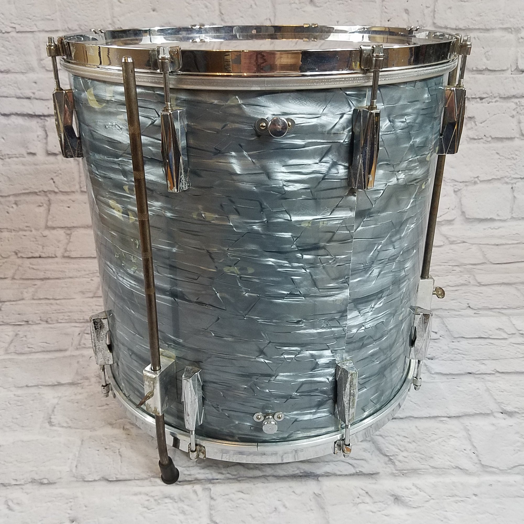 Gretsch 40's Broadcaster Midnight Blue Pearl 16x16 Floor Tom