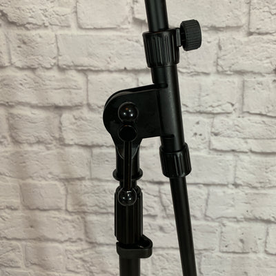 Black Tripod Microphone Boom Stand