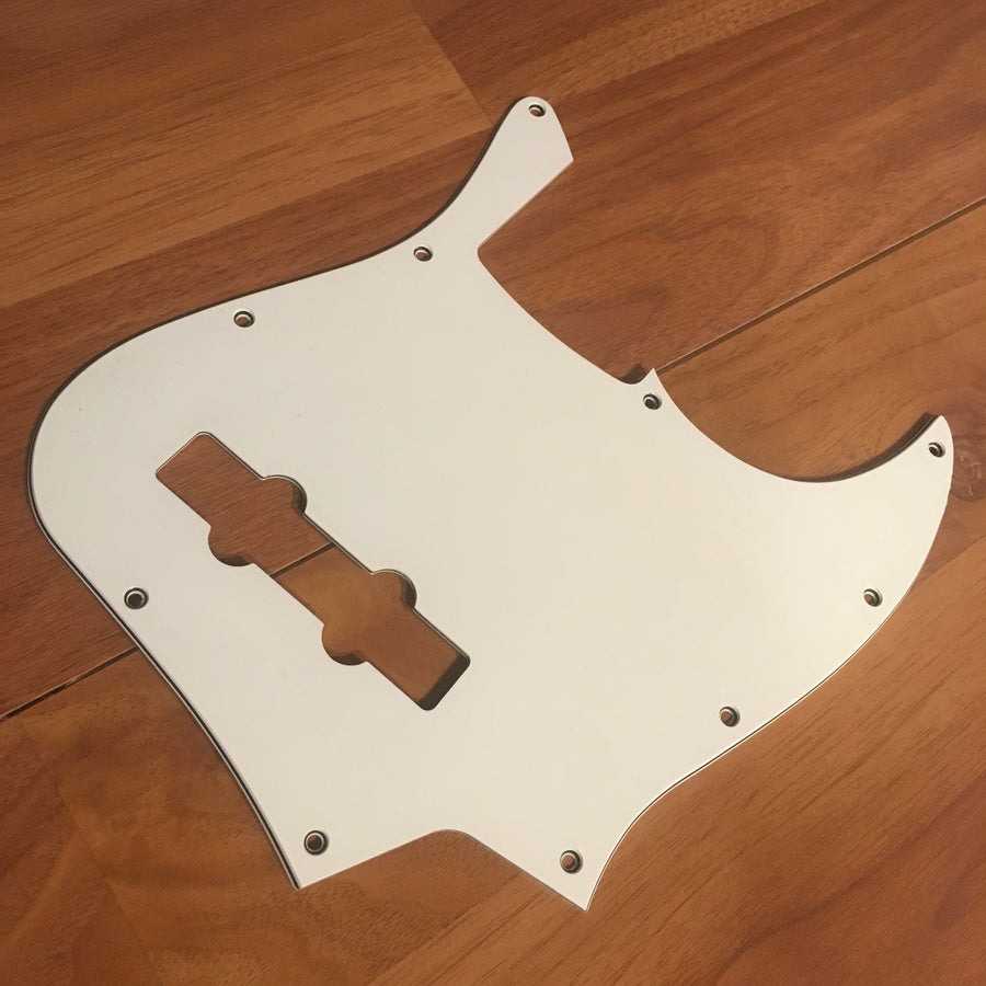 Jazz Bass Pickguard Cream (Single Slot)