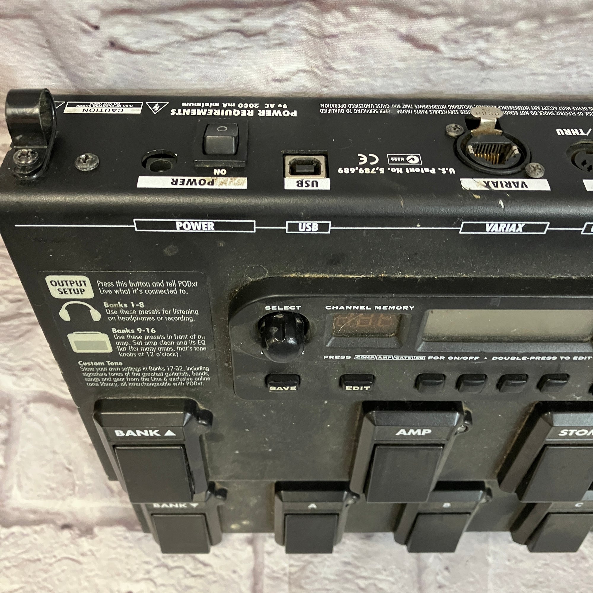 Line 6 POD XT Live Effects Pedal