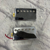 Unknown Humbucker Pickup Set with Chrome Covers