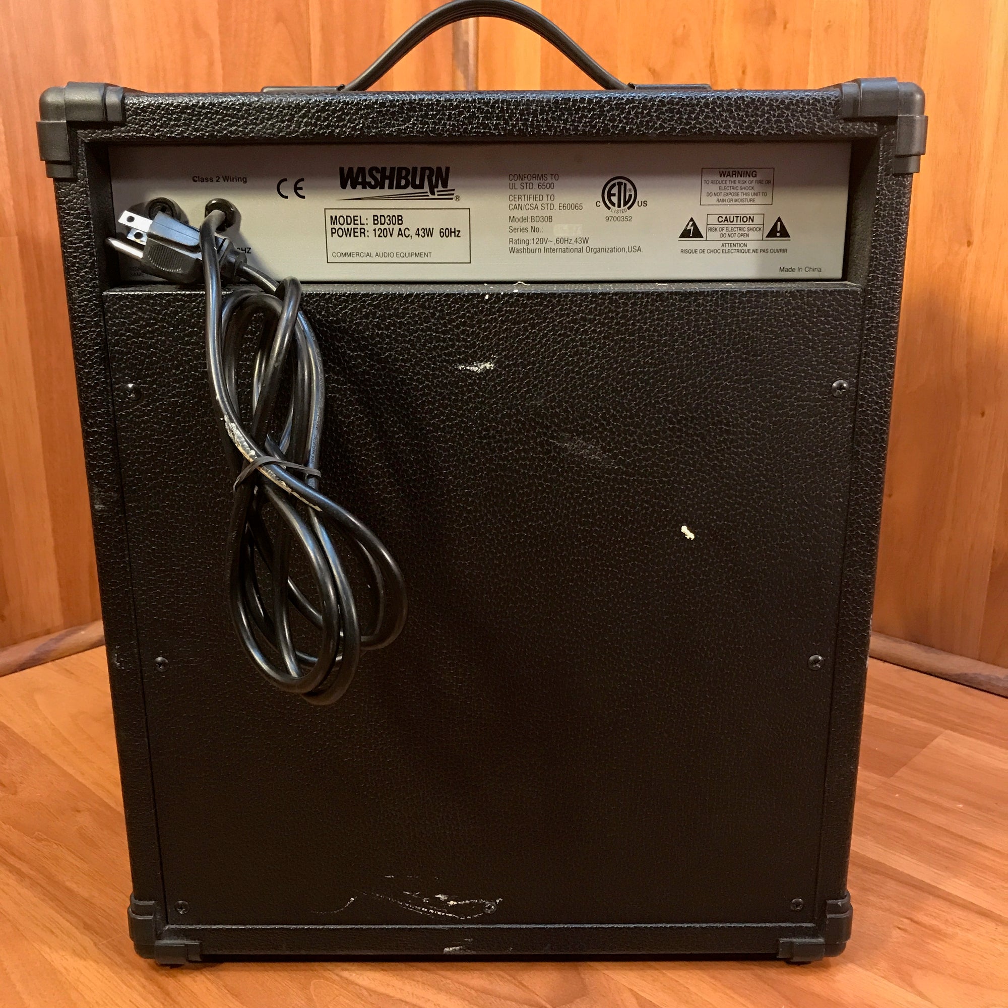 Washburn Bad Dog BD30B Bass Guitar Amp