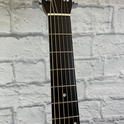 Vintage MIK Lotus L-107 Acoustic Guitar w/ Chipboard Case