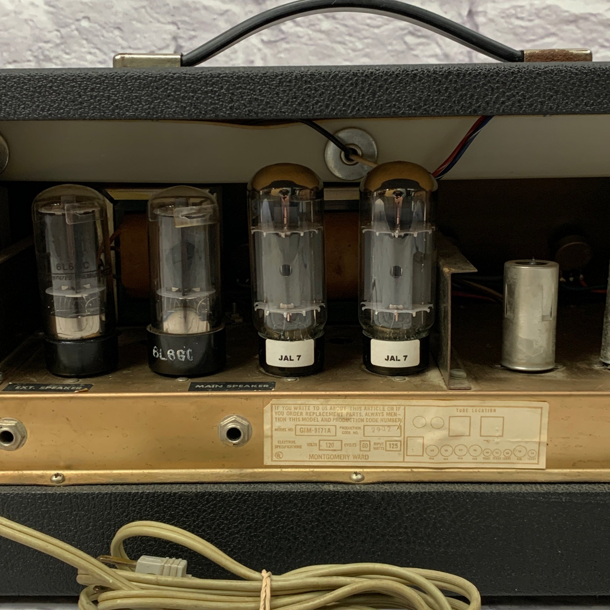 Vintage Montgomery Ward Airline GIM-9171A Guitar Head