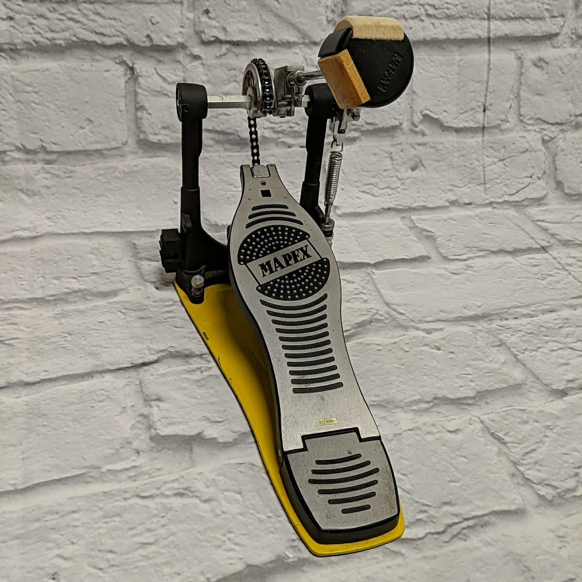 mapex pedal Mapex Chain Drive Single Kick Bass Drum Pedal - Yellow Base
