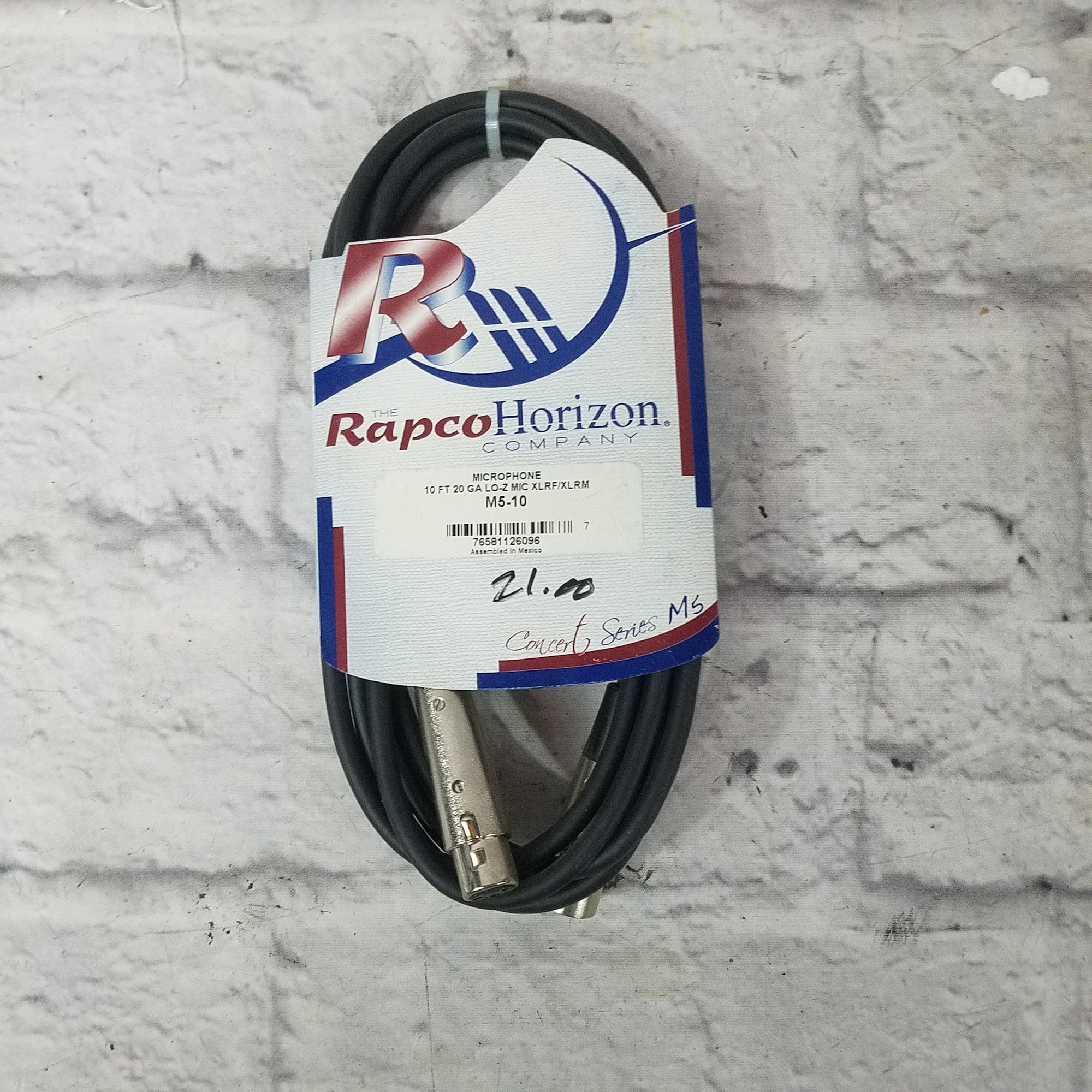 Rapco Horizon M5-10 10ft XLR