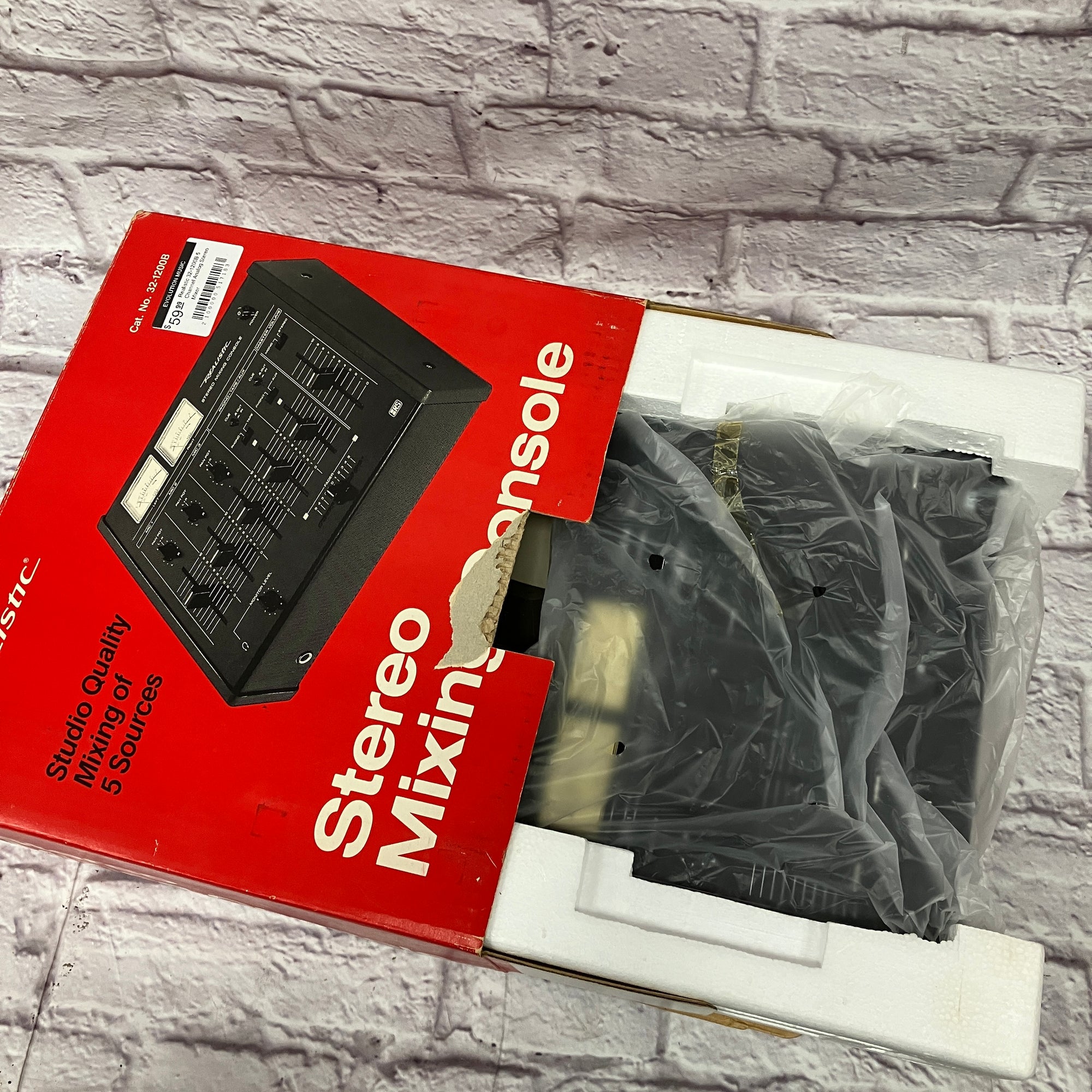 Realistic 32-1200B 5 Channel Analog Stereo Mixer