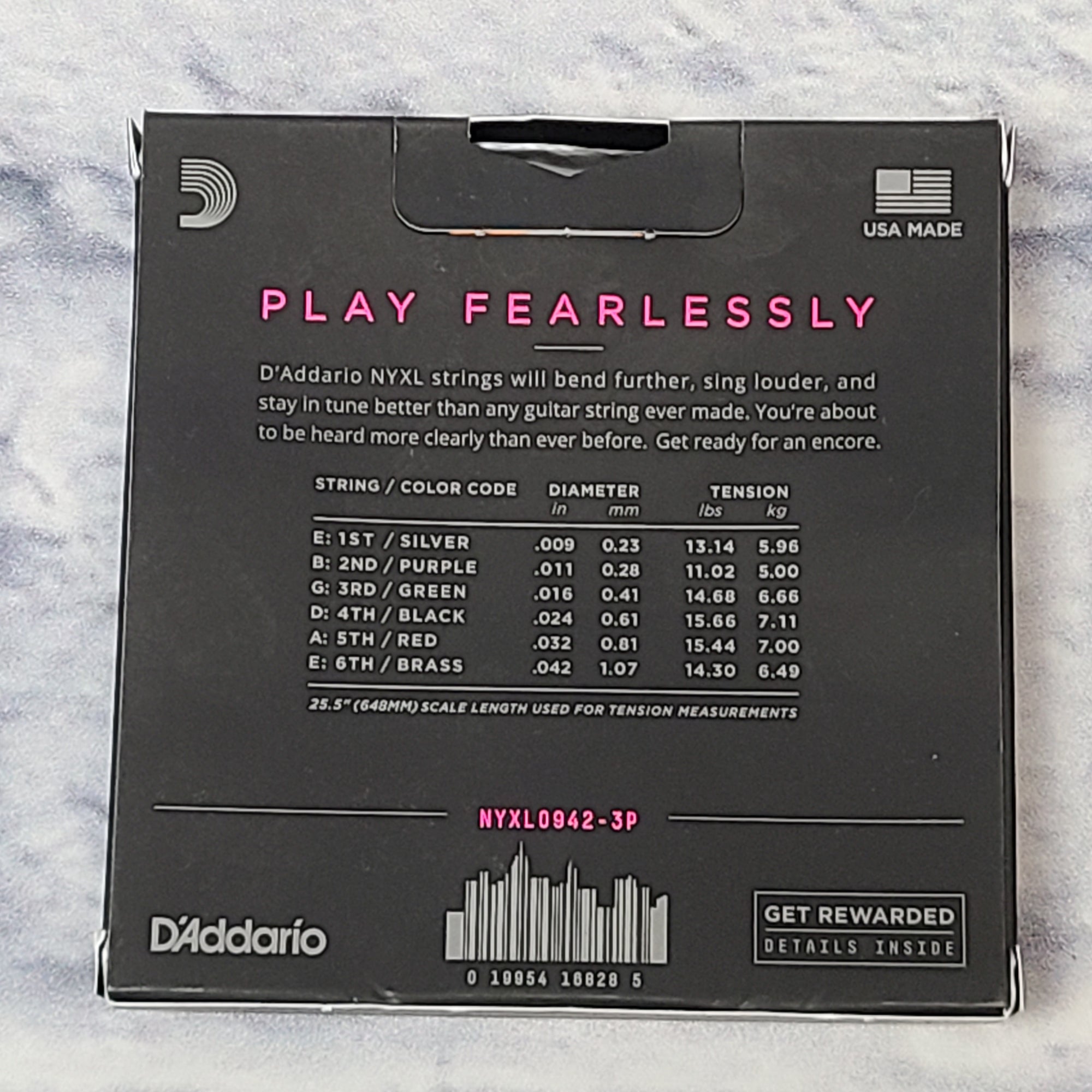 D'Addario NYXL 09-42 Electric Guitar Strings 3 Pack