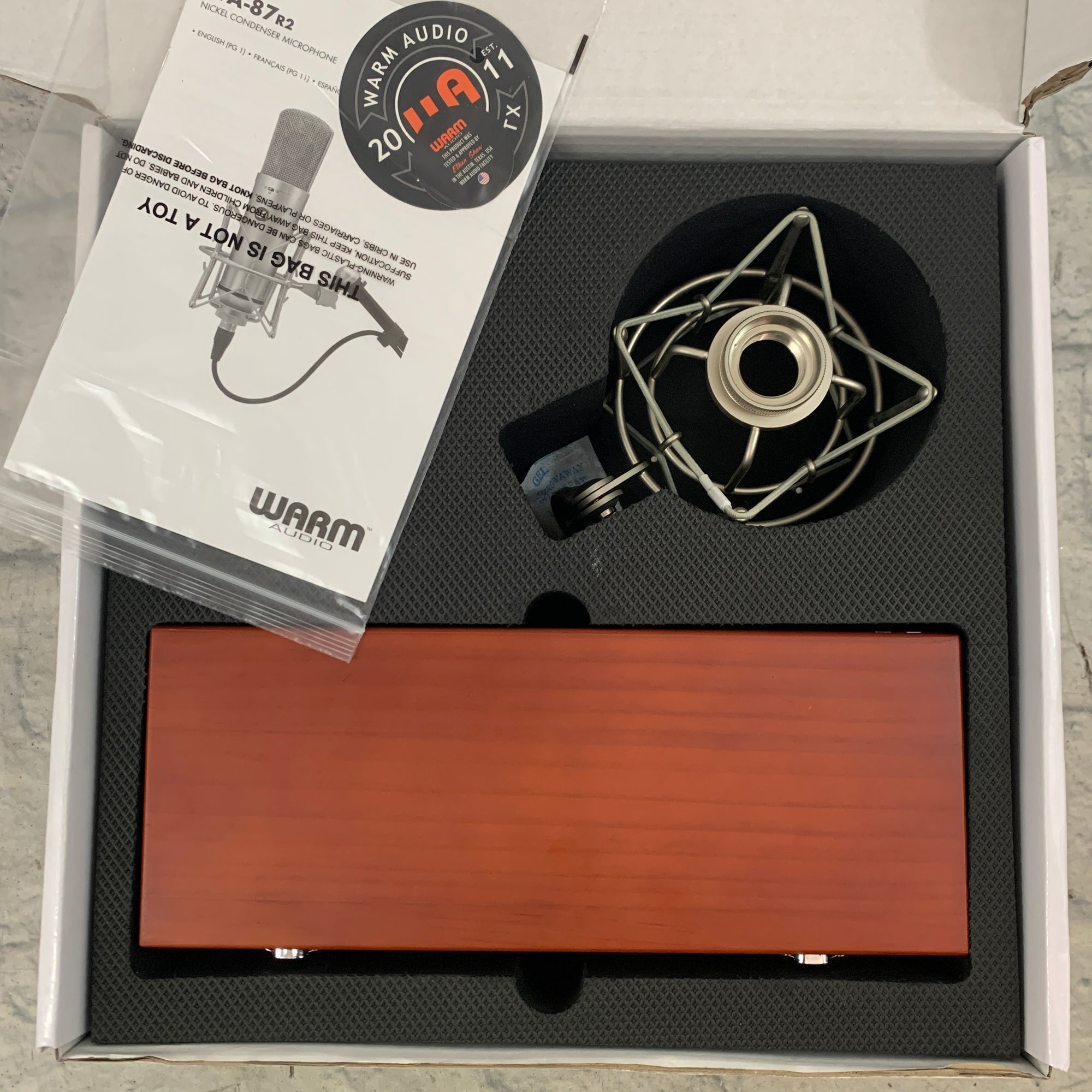 Warm Audio WA-87 R2 Multipattern Condenser Microphone - Nickel Finish
