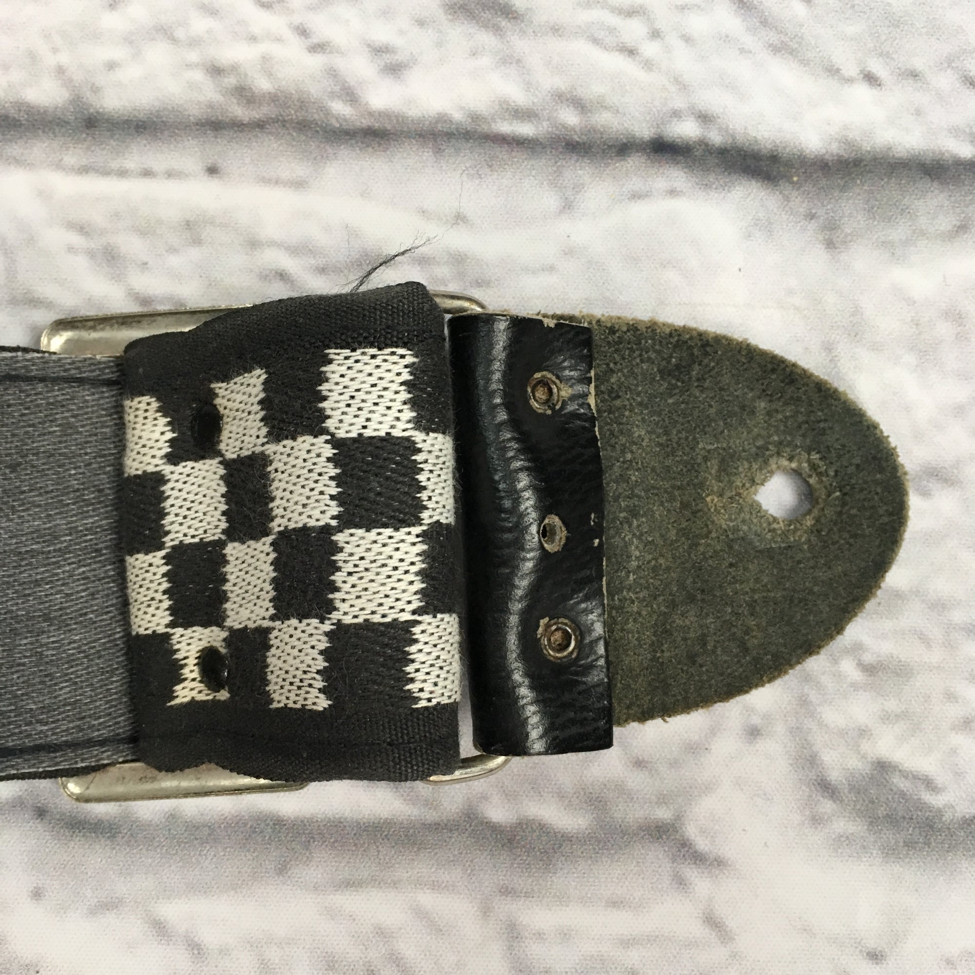 Vintage Bobby Lee Checkerboard Guitar Strap SOLD ON SHOPIFY