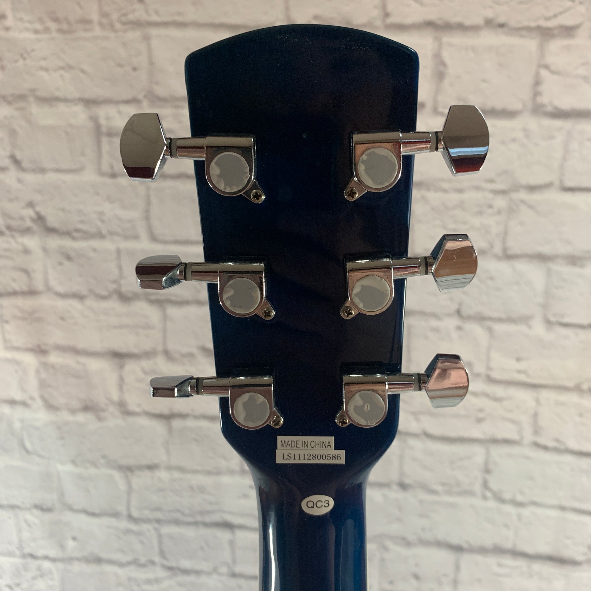 Spencer SG510BLS Acoustic Guitar Trans Blue Sunburst - New Old Stock!
