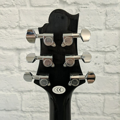 Samick Greg Bennett Dreadnought Acoustic Electric Guitar - Trans Black