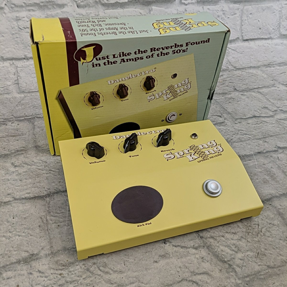 real spring reverb pedal Danelectro Spring King Reverb Pedal