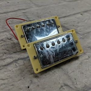 Generic FC-50 and FC-52 Humbucker Pickups With Cream Rings