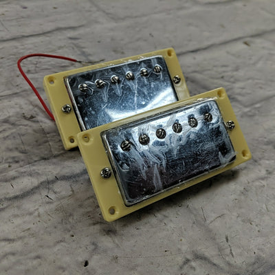 Generic FC-50 and FC-52 Humbucker Pickups With Cream Rings