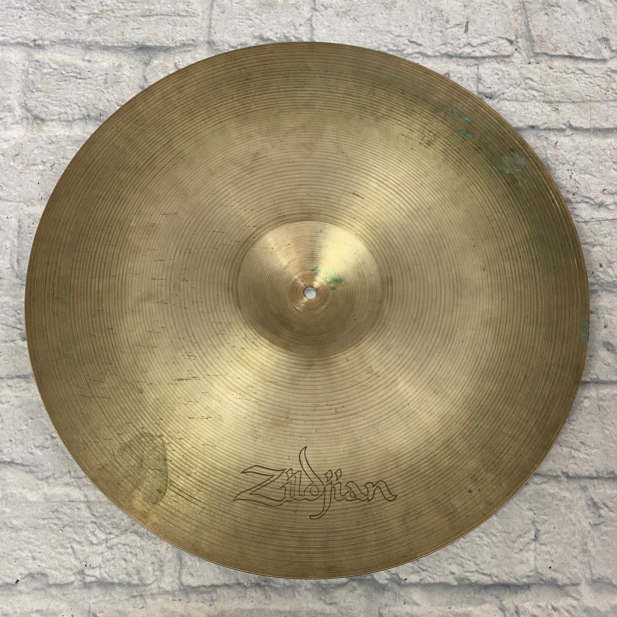 Vintage 1970s Zildjian Hollow Logo 20" Ride Cymbal