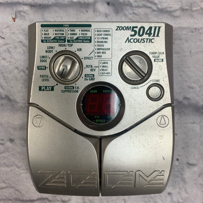 Zoom 504 II Acoustic Guitar Multieffects Pedal