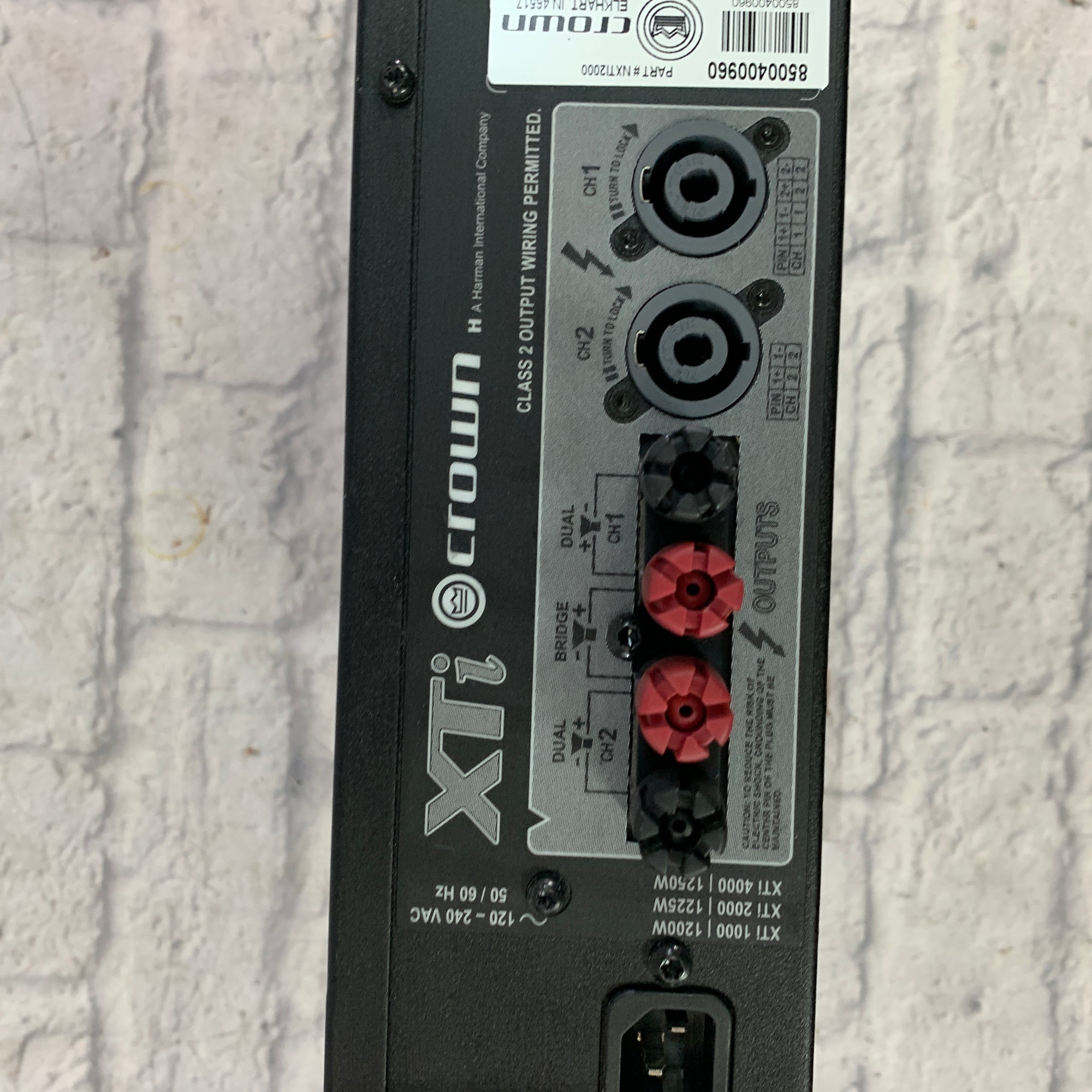 Crown XTI2000 Power Amp