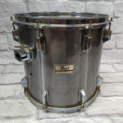 Pearl Maple Shell Made in USA 15x14 Tom Brushed Silver Metallic - Late 80s Early 90s