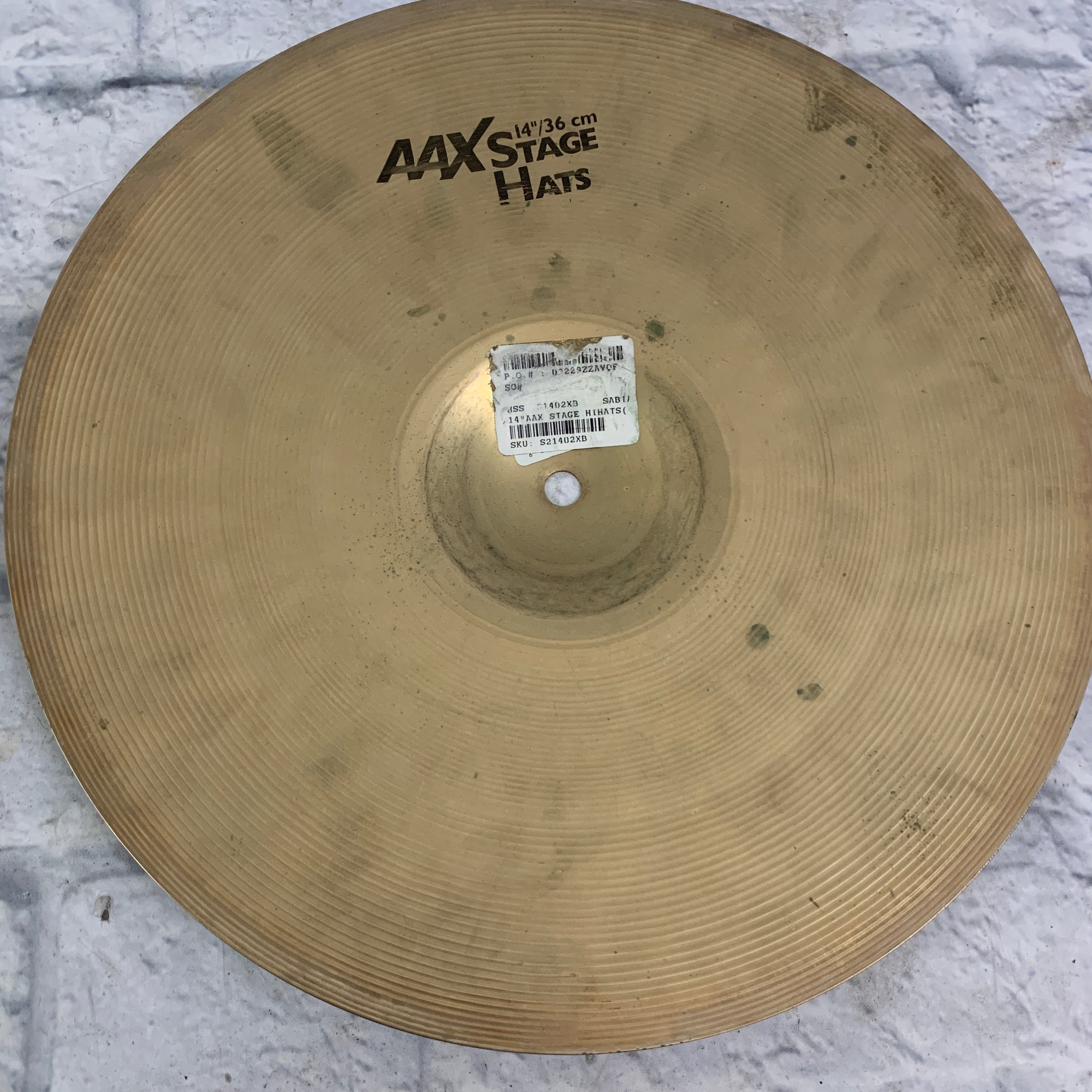 Sabian 14" AAX Stage Hats Hi Hats (pair)