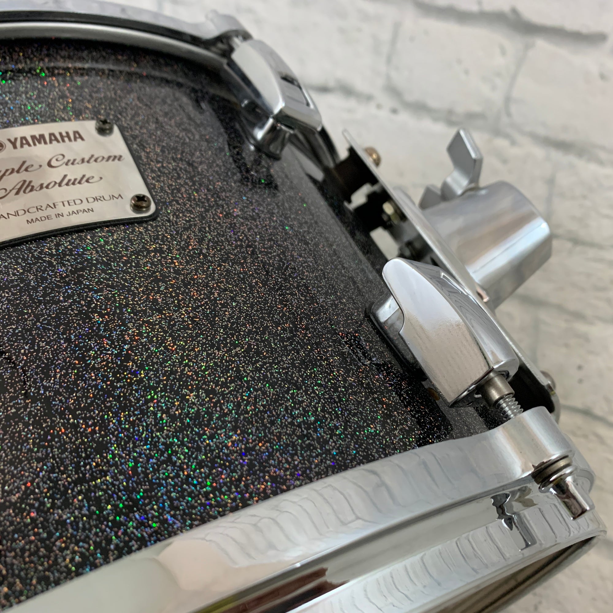 Yamaha Maple Custom Absolute 12"x8" Midnight Sparkle Rack Tom w/ ISS Mount