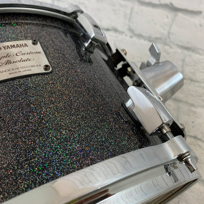 Yamaha Maple Custom Absolute 12"x8" Midnight Sparkle Rack Tom w/ ISS Mount