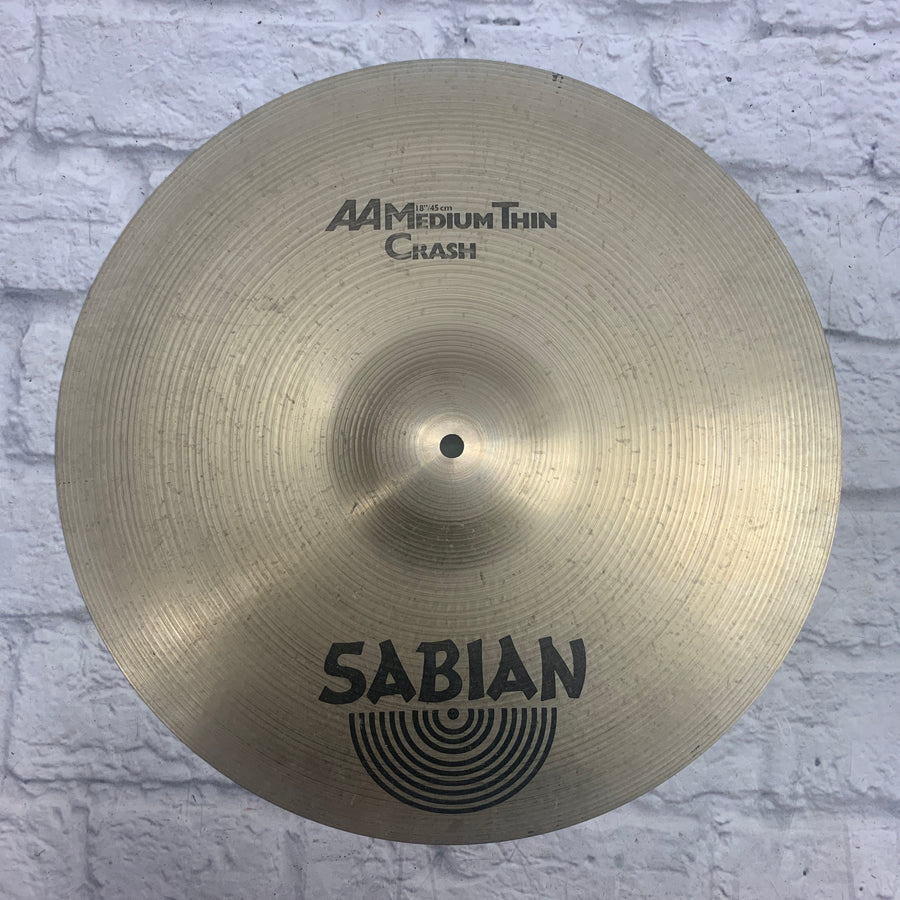 Sabian 18in Medium Thin Crash
