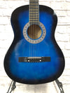 BC Best Choice Short Scale Acoustic Guitar Blue Burst