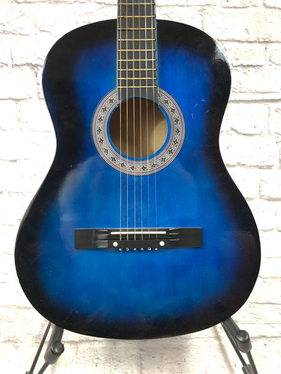 BC Best Choice Short Scale Acoustic Guitar Blue Burst