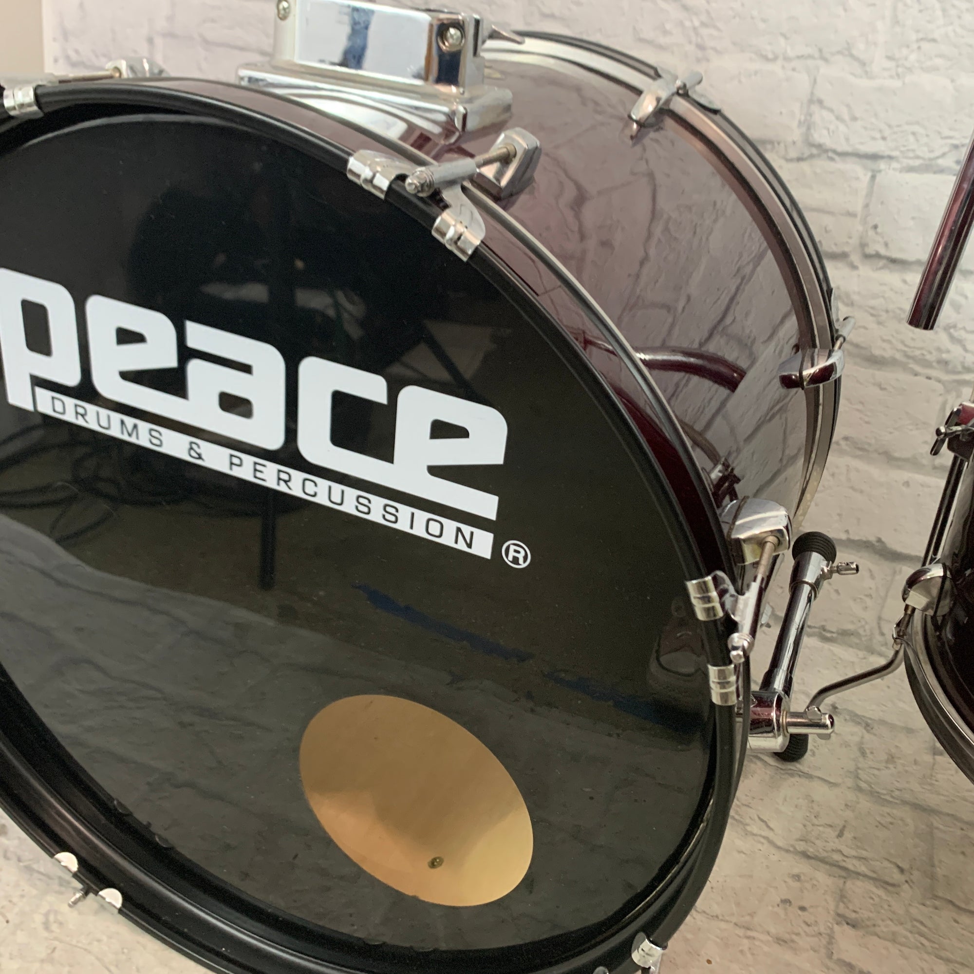 Peace 4-pc Drum Kit 12/13/16/22 - Wine Red