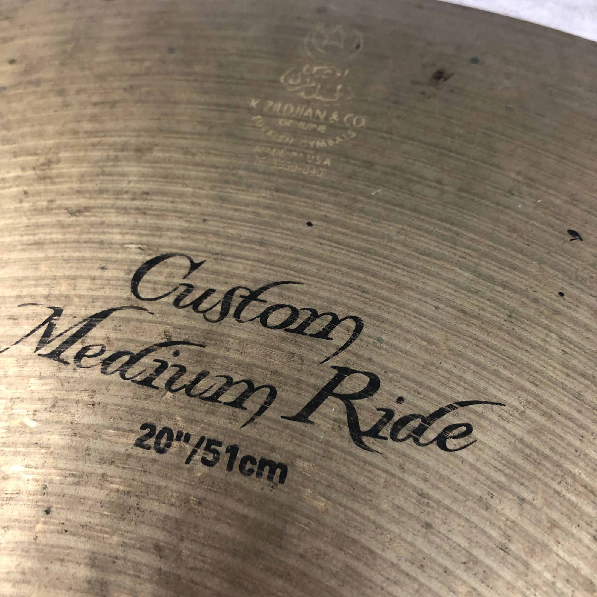 Zildjian 20 K Custom Medium Ride Cymbal