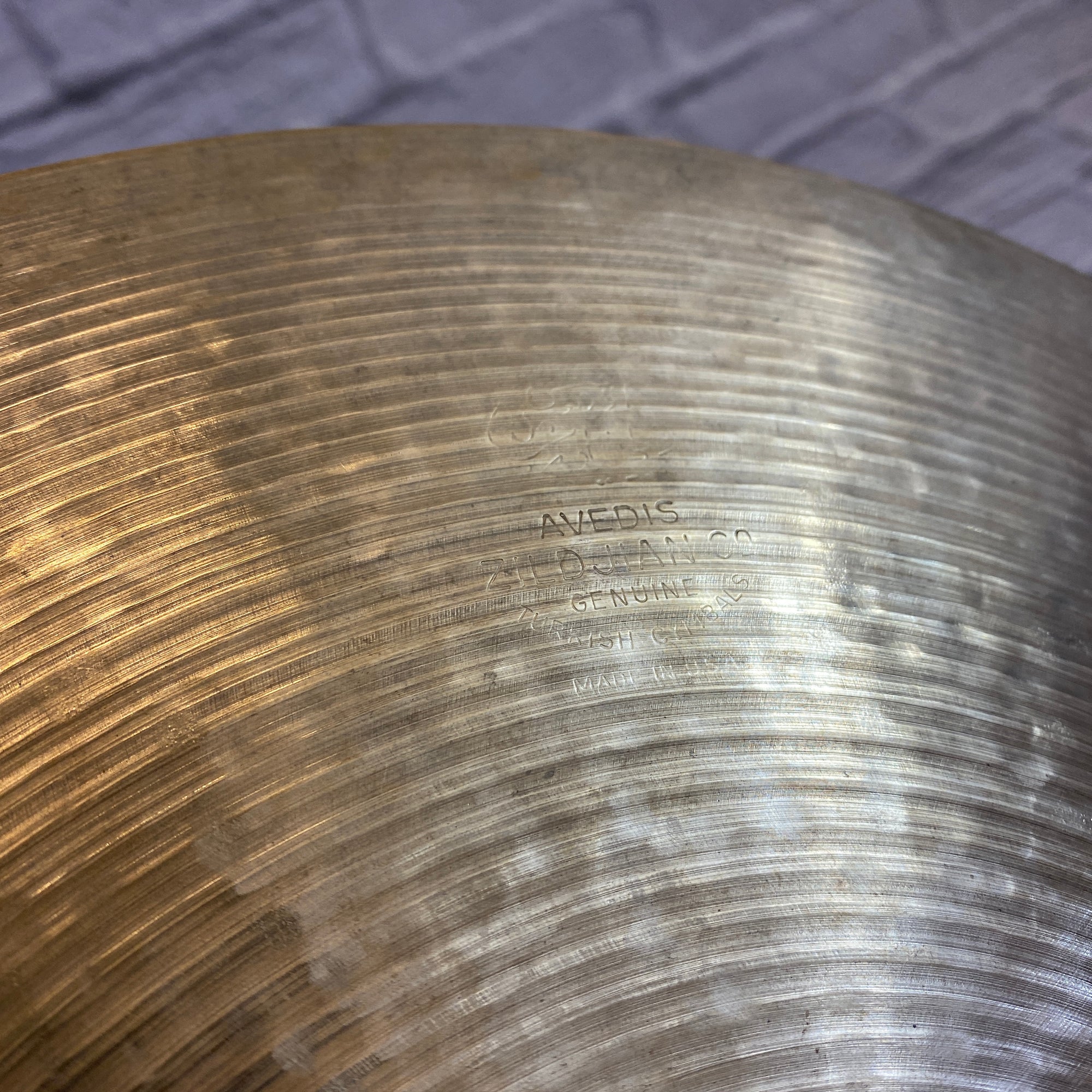 Zildjian Avedis 15in Crash Cymbal 1960's