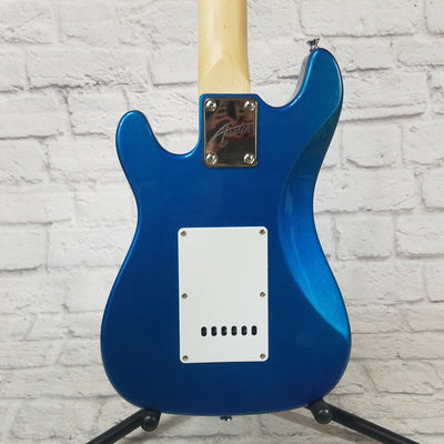 Austin 3/4 Size Strat-Style Electric Guitar Blue