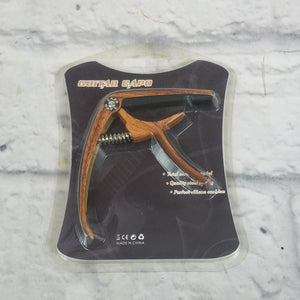 Generic Guitar Capo - Woodgrain