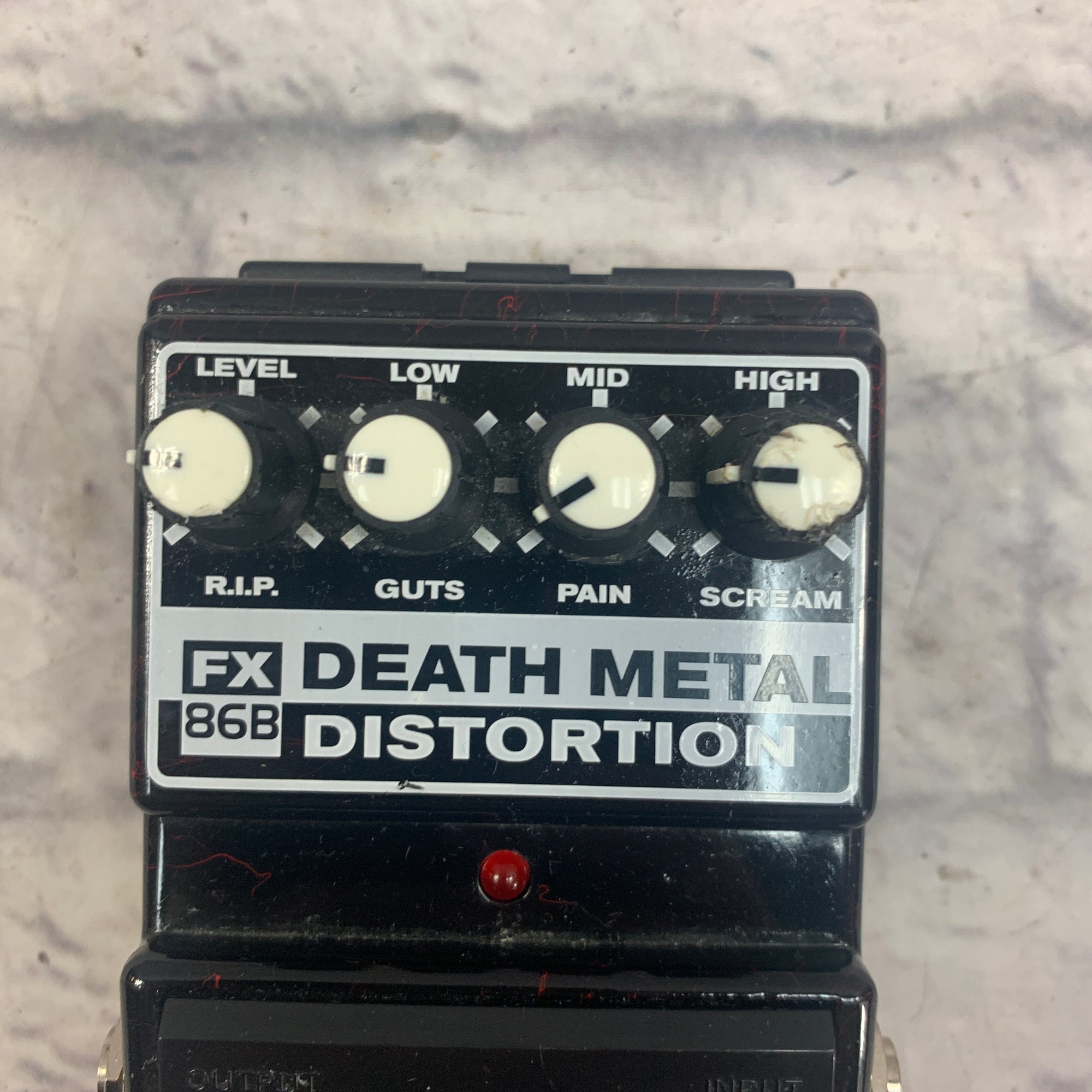 death metal guitar pedal DOD FX86B Death Metal Distortion Pedal