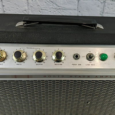 Vintage 1960s Heath / Heathkit Model TA-16 "Starmaker" Solid State 2X12" Guitar Combo Amp with Tremolo and Reverb