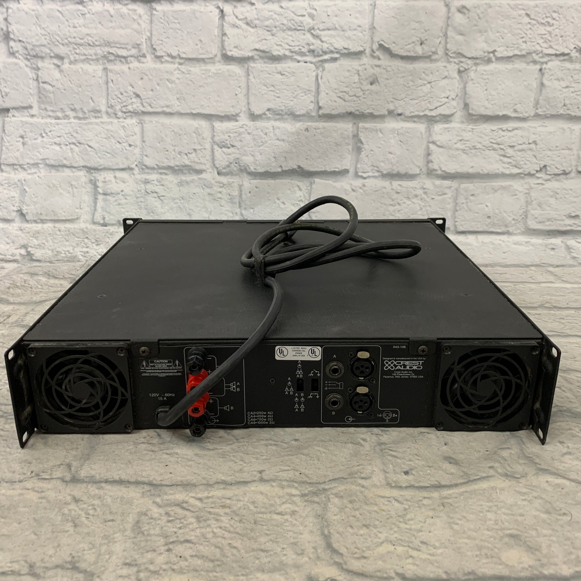 Crest Audio CA4 Power Amp - Evolution Music