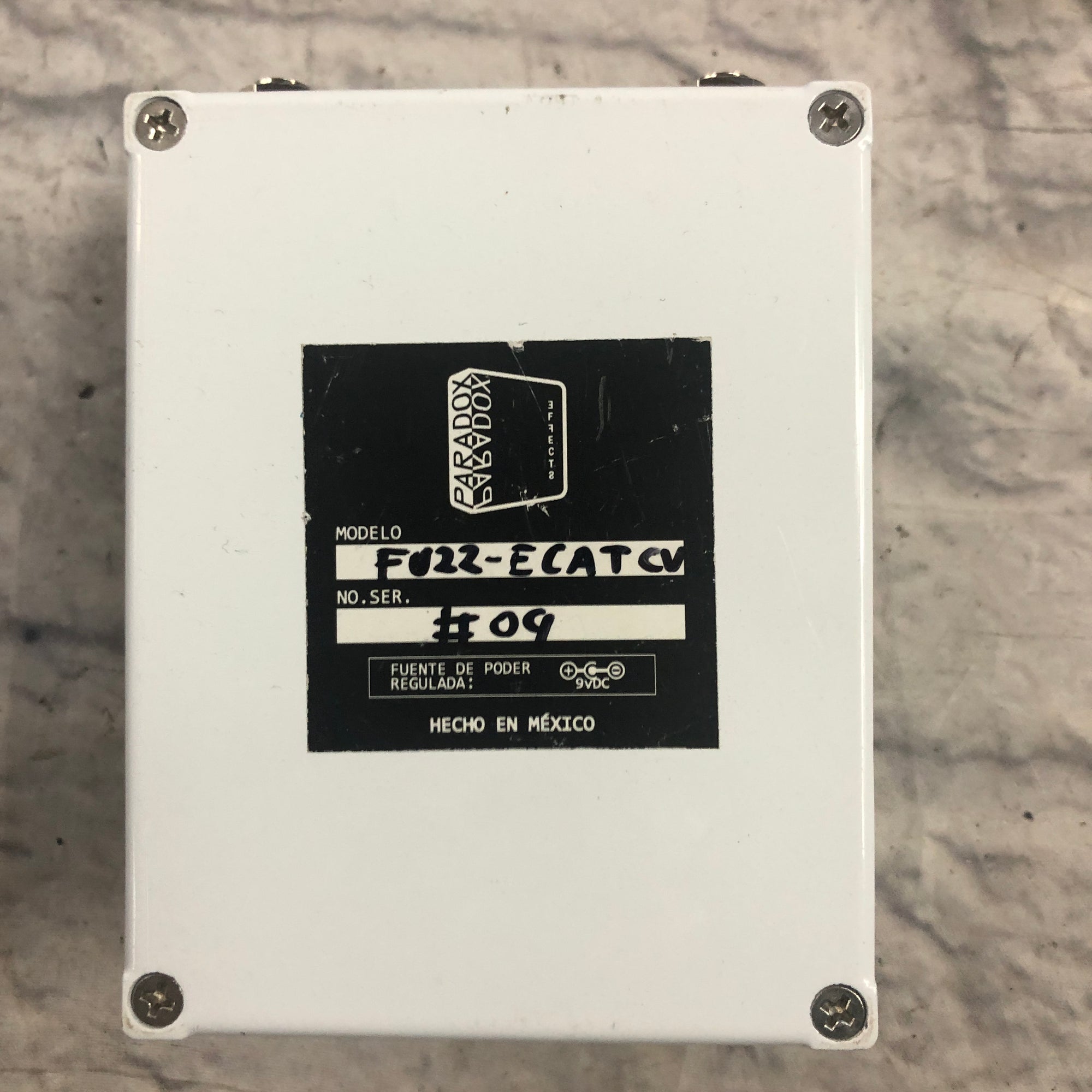 Paradox Effects Fuzz-E-Cat Fuzz Pedal Low Number!