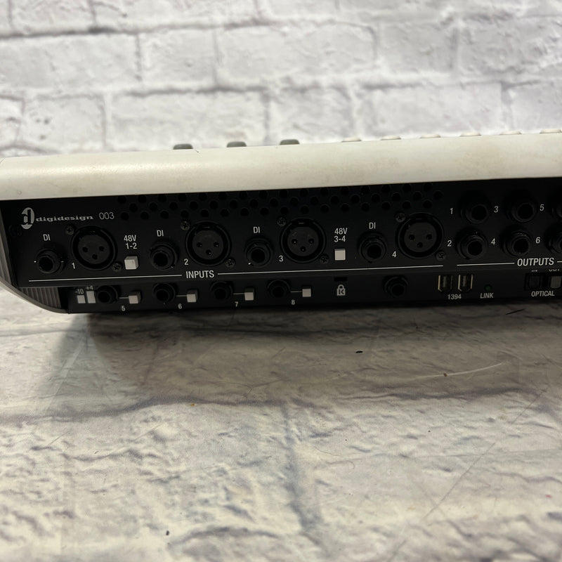 Digimedia Audio Interface Digidesign Digi 003 NON FUNCTIONING FOR PARTS Audio Interface ...
