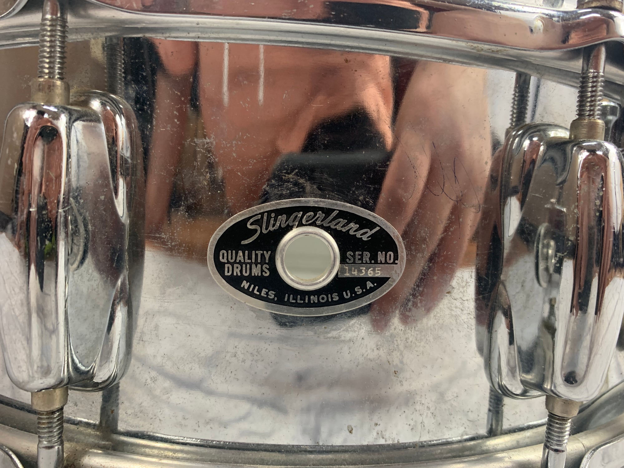 Vintage Slingerland Festival 10 Lug Snare Drum