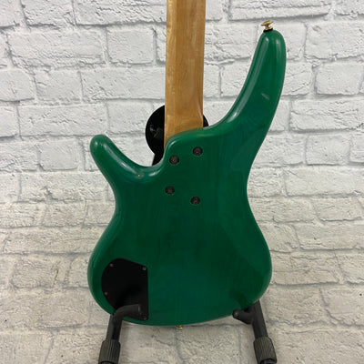 Ibanez SR890TT 4 String Bass Guitar Transparent Turquoise MIJ w/ case