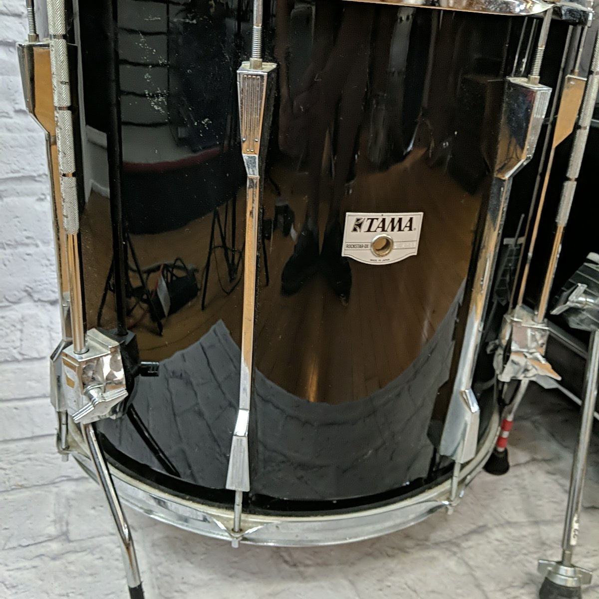 Tama Rockstar DX 4pc MIJ Drum Kit - 22, 18, 14, 13  Black
