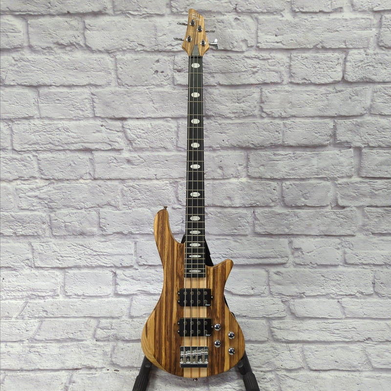 Gstyle Neck Thru 4 String Bass Guitar w/ Active Belcat Pickups